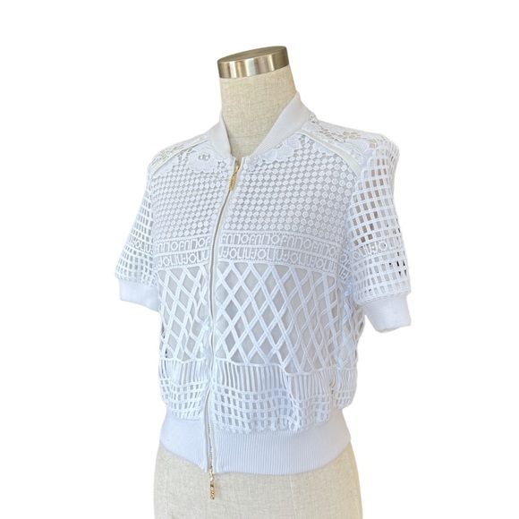Liu Jo Cardigan Woman White Short Sleeve - Picture 2 of 11